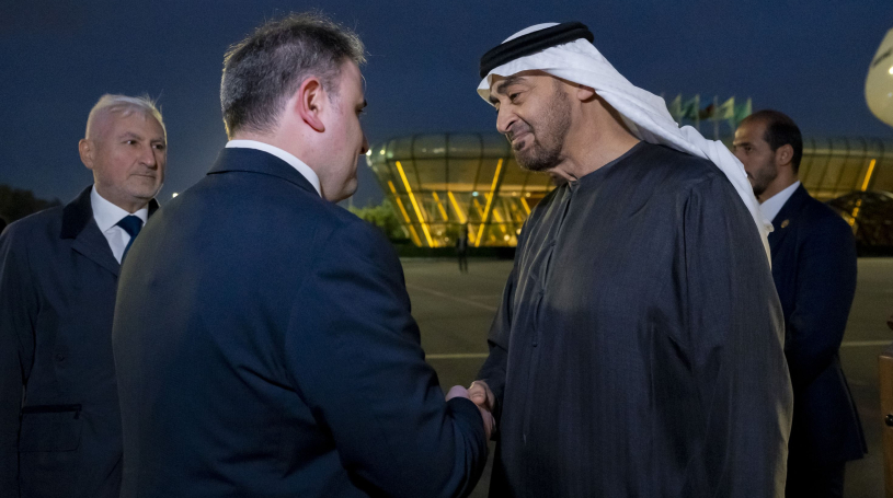 UAE President arrives in Azerbaijan to participate in COP 29 climate conference