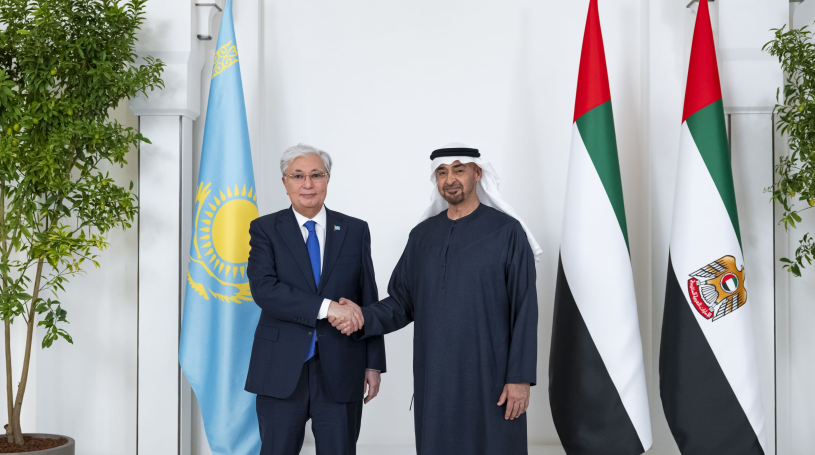 UAE President discusses bilateral relations, issues of shared interest with President of Kazakhstan