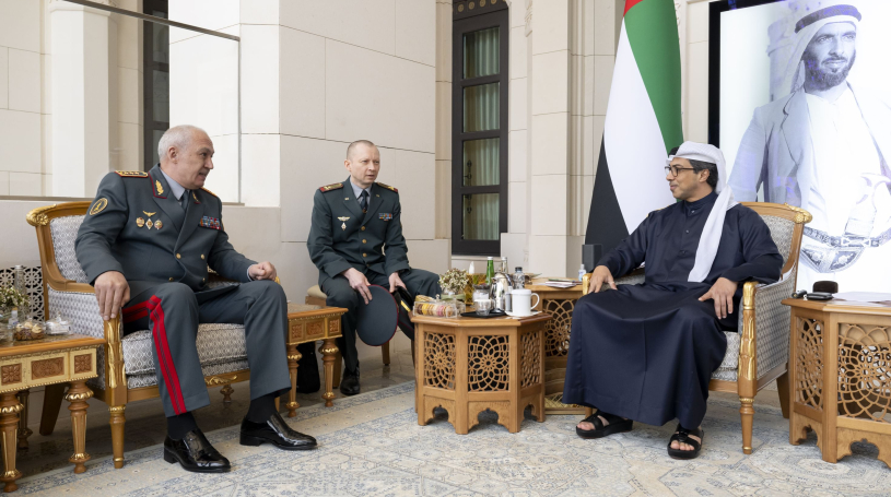 Mansour bin Zayed receives Kazakhstan Defence Minister