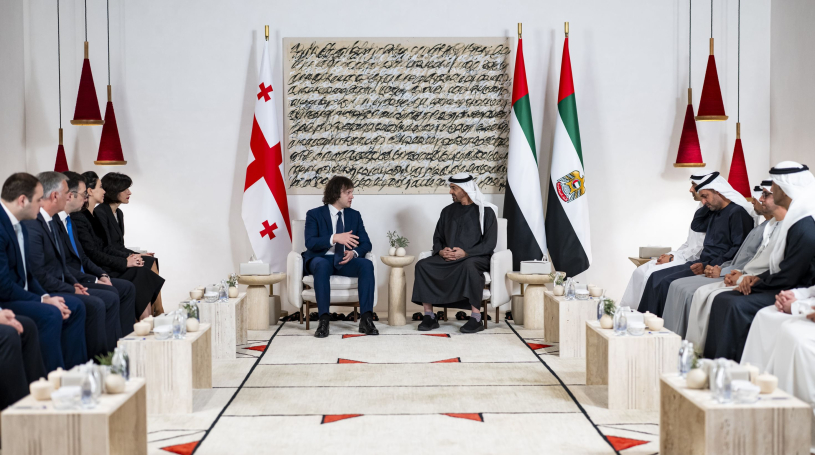UAE President, Georgian Prime Minister discuss strengthening bilateral ties