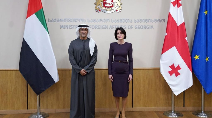 Saeed Al Hajeri meets with Deputy Prime Minister, Minister of Foreign Affairs of Georgia