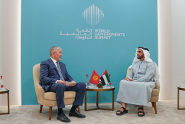 Saif bin Zayed meets with Prime Minister of Kyrgyzstan on sidelines of World Government Summit 2026