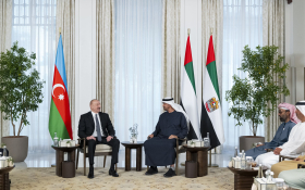 UAE and Azerbaijani Presidents discuss bilateral relations