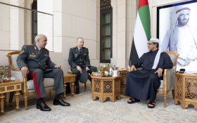 Mansour bin Zayed receives Kazakhstan Defence Minister