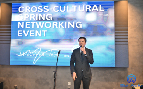 Cross-Cultural Spring Networking Event: A Dynamic Evening of International Business Dialogue