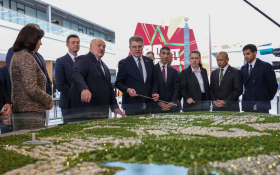 Thani Al Zeyoudi attends inauguration of 'International Exhibition Centre' in Minsk