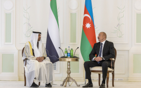 UAE, Azerbaijan Presidents meet in Karabakh to review bilateral ties