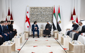 UAE President, Georgian Prime Minister discuss strengthening bilateral ties